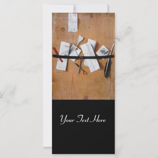 TITULAIRE DE LETTRE EN BOIS MONOGRAM noir brun bla (Devant)