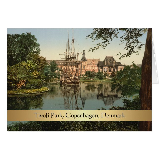 Tivoli Park, Copenhague, Danemark (Devant horizontal)