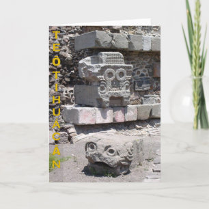 Tláloc, Teōtihuácān, Mexique - carte