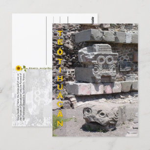 Tláloc, Teōtihuácān, Mexique - carte postale