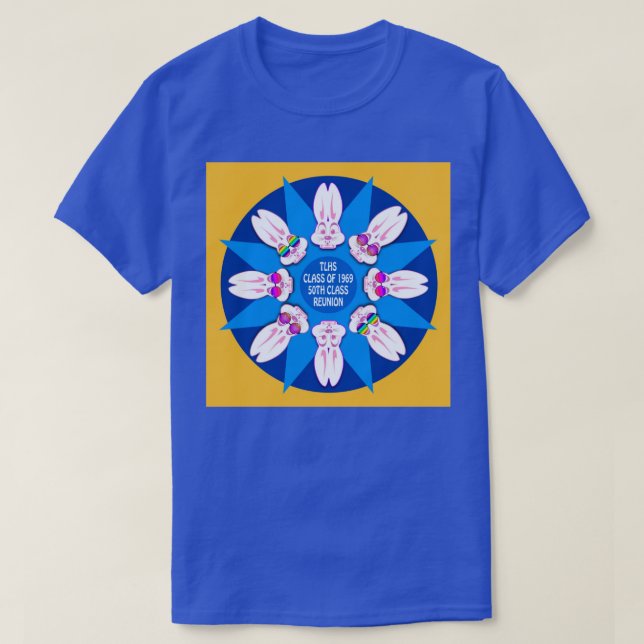TLHS Bunny Mandala - Classe de T-shirt Réunion 196 (Design devant)