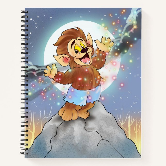 TLM : Willie le loup (avec des étincelles) Carnet (Devant)