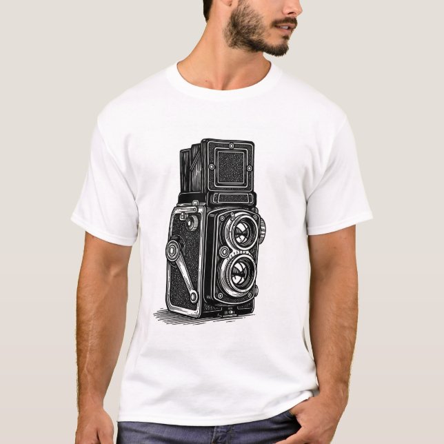 TLR camera t-shirt (Devant)