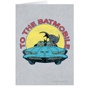 To The Batmobile - Distressed Icon