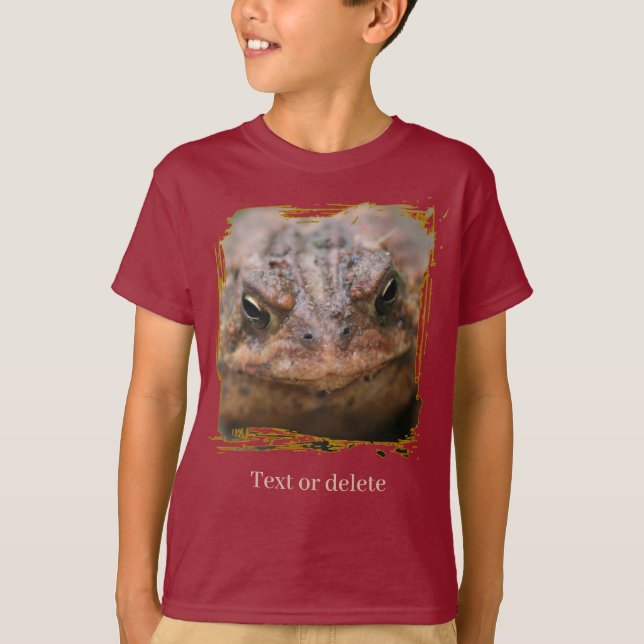 Toad Face Up Close Personalized T-Shirt (Devant)