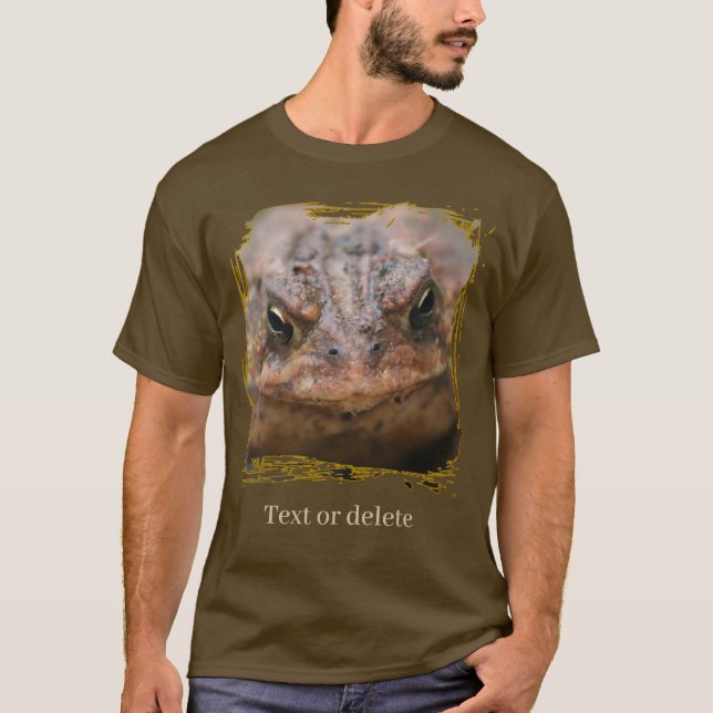 Toad Face Up Close Personalized T-Shirt (Devant)