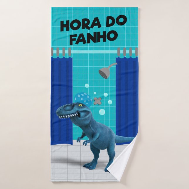 Toalha do Dinofauro (Serviette de bain)