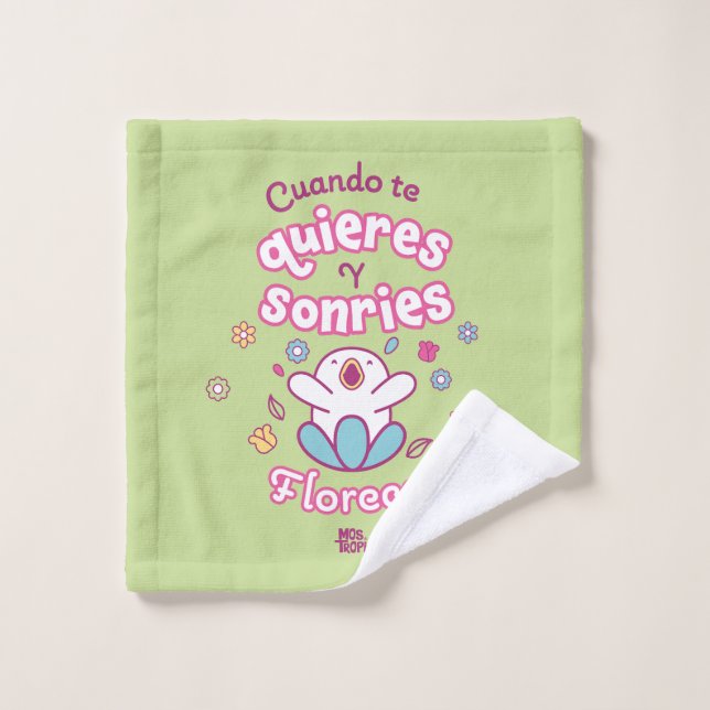 Toalla│Cuando te quieres y sonries (Gant de toilette)