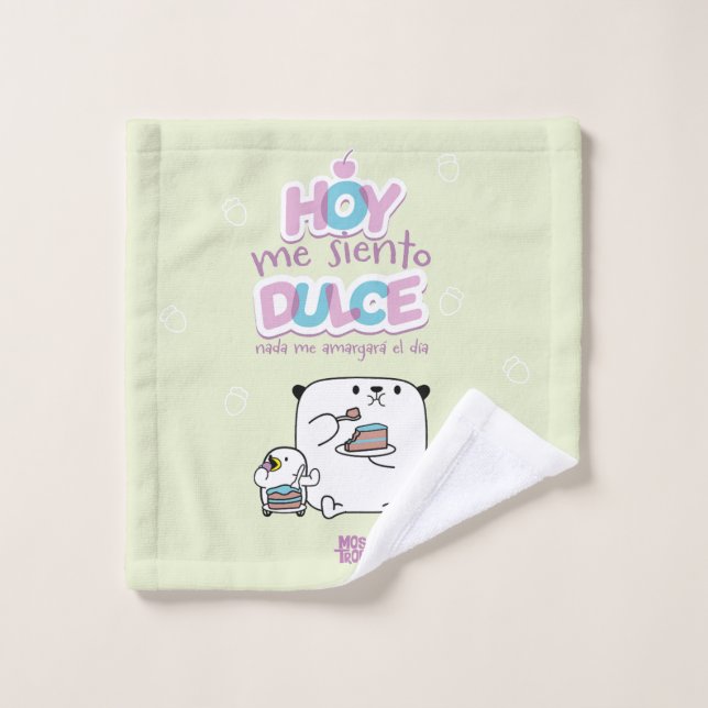 Toalla│Hoy me siento dulce (Gant de toilette)