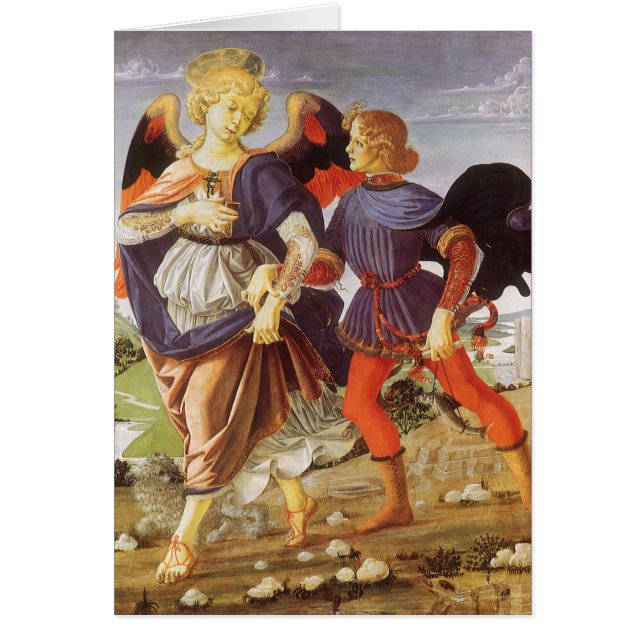 Tobias et l'Ange par Andrea del Verrocchio (Devant)