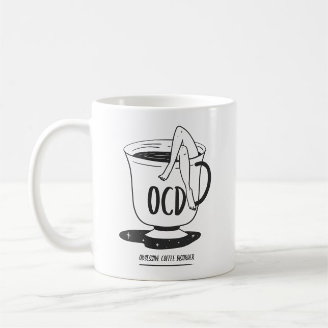 TOC – Trouble Obsessionnel du Café Mug Classique (Gauche)
