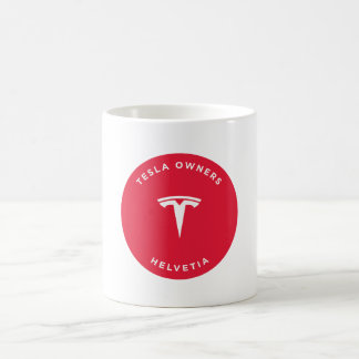 TOCH Tasse en blanc avec logo rouge