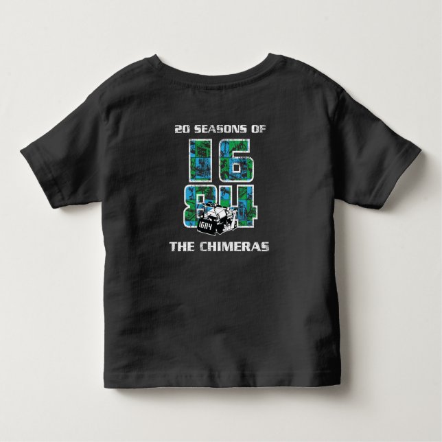 Toddler 20e Saison Theme Tshirt (Dos)