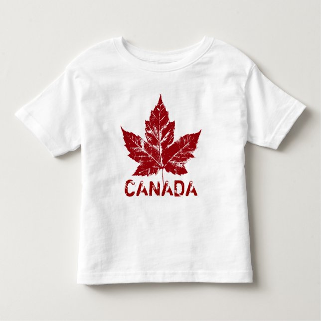 Toddler Cool Canada T-shirt Retro Souvenir (Devant)
