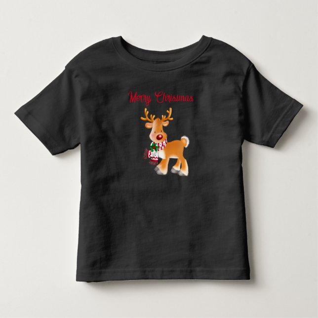 Toddler T-Shirt vacances Rudolph (Devant)