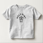 Toddlers Anglais T-shirt à manches longues demi-pi<br><div class="desc">T-shirt Impérial à demi-pinte de taille bébé avec sceau de vérification de la couronne. Commandez en l'état,  ou customisez-le avec un style de chemise ou une couleur différente.</div>