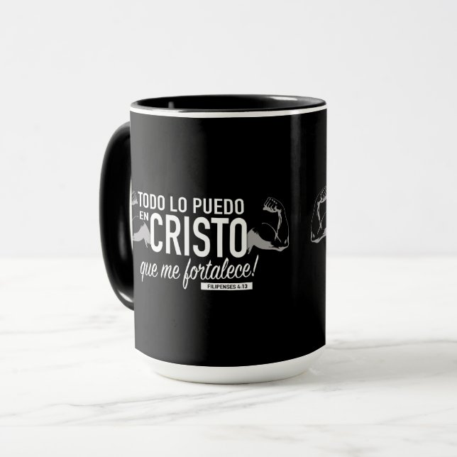 Todo lo puedo en Cristo Mug 11 oz (Devant gauche)