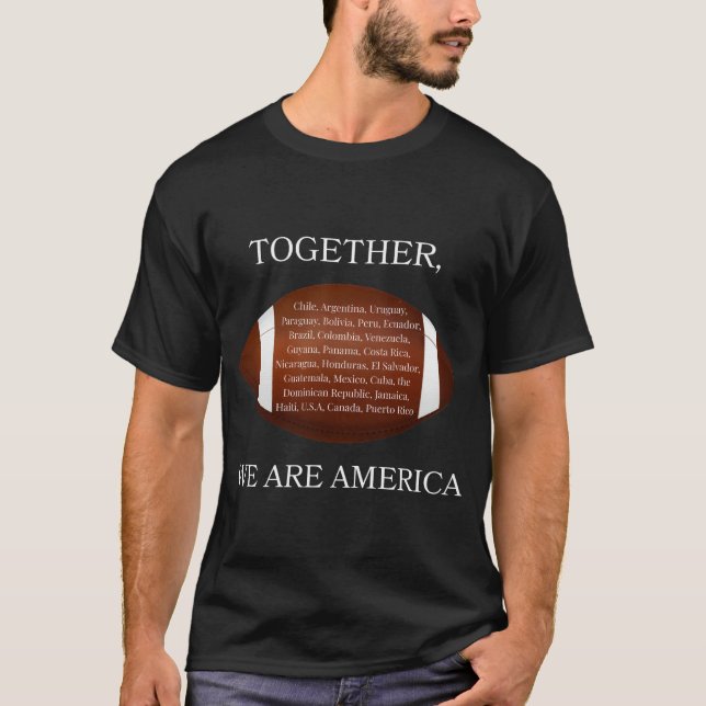 Together We Are America T-Shirt (Devant)