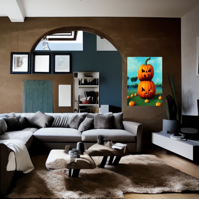 Toi et moi, Citrouille | AI Art Poster (Créateur téléchargé)