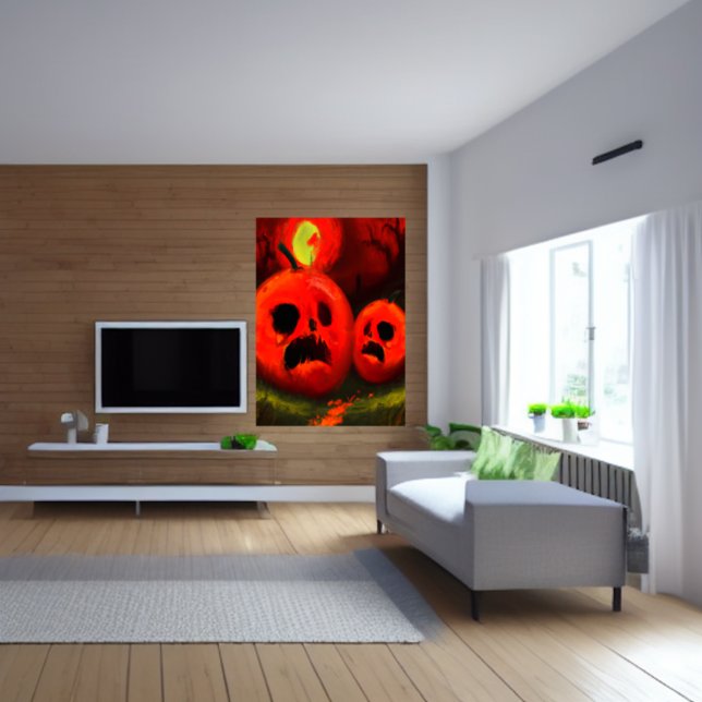 Toi et moi Citrouille | AI Art Poster (Créateur téléchargé)
