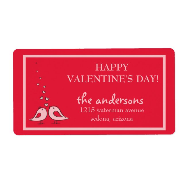 Toi et moi - Inséparables Valentine's day sticker (Devant)