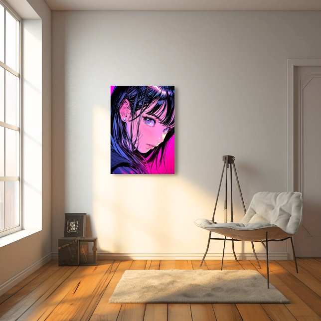 Toile アートパネル Art Panel｜ドアップ close-up｜寿司娘 GenerativeAI (Créateur téléchargé)