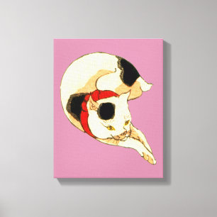 Toile 日 本 猫, 芳 Japonais Chat, Kuniyoshi, Ukiyo-e