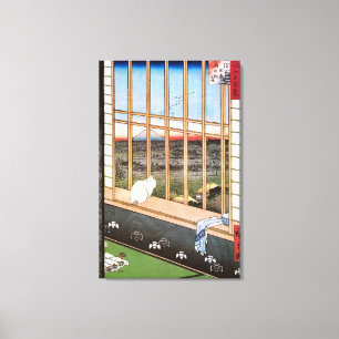 Toile 猫 と 富 士 山, 広 重 Chat et Mont Fuji, Hiroshige