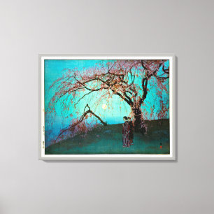 Toile 雲 井 桜, Kumoi Fleurs de cerisiers, Yoshida, Coupe d