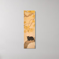 黒 猫, 春 Chat noir, Shunsō, Art japonais