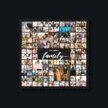 Toile 100 Photo Collage Family Portrait<br><div class="desc">Turn your favorite photos into a stunning piece of wall art. This custom photo collage poster is the perfect way to tell your story, capturing a lifetime of memories in one beautiful display. With 100% personalization, you can easily upload your own photos and customize the text, fonts, and colors to...</div>