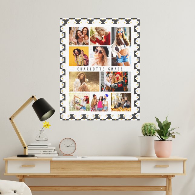 Toile 10 Photo Moderne Super Fleur marguerite Nom élégan (Créateur téléchargé)