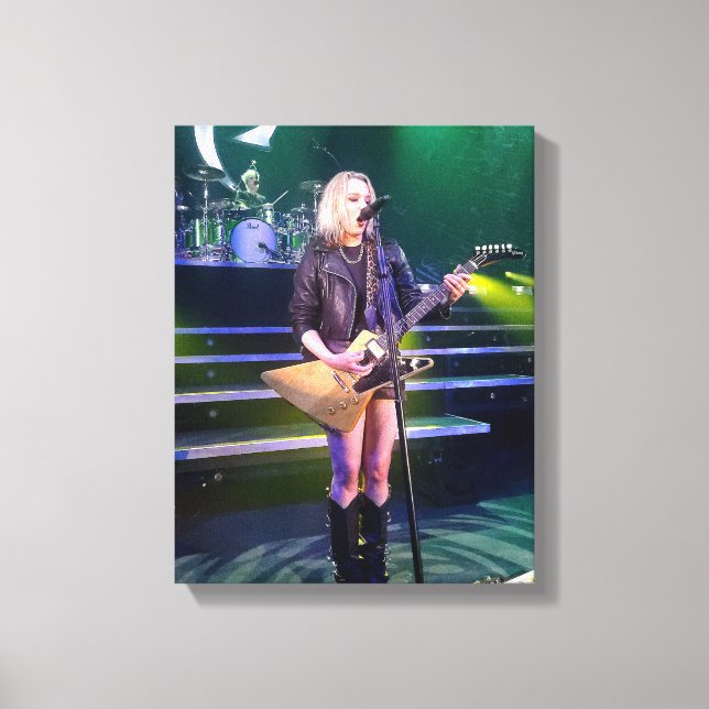 Toile 11x14 Lzzy Hale Halestorm Canvas Rock N Roll (Recto)