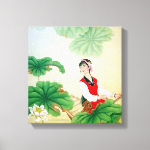" toile 12x12 enveloppée (lustre) avec le motif