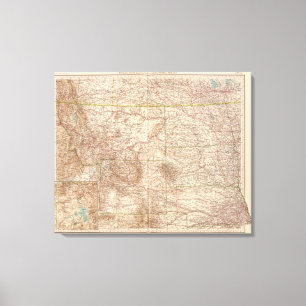 Toile 13637 Mont, ND, écart-type, Wyo, Neb