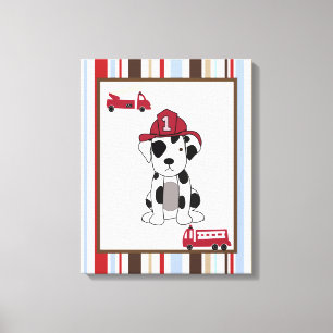 Toile 16x20 Canvas Art Nursery Print Nojo Fire Engine