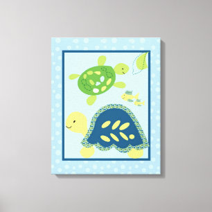 Toile 16x20 Canvas Art Nursery Print Turtle Reef Ocean