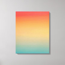 16x20 pouces Moderne arc-en-ciel Ciel rouge jaune