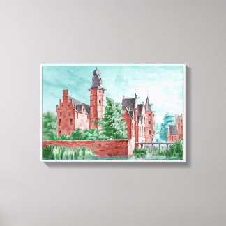 Toile 1729 A. de Haen Dutch Kasteel WESTERVELT 