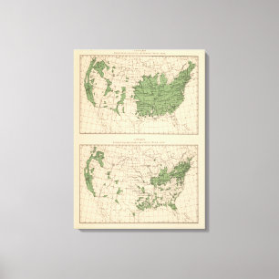 Toile 174 pommes, poires, principales régions