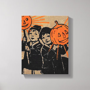 TOILE 1910 "TOY CITROUILLES" LIVRE COVERART CANVAS WRAP