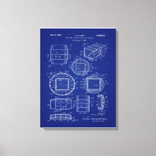 Toile 1966 Whiskey Container Art