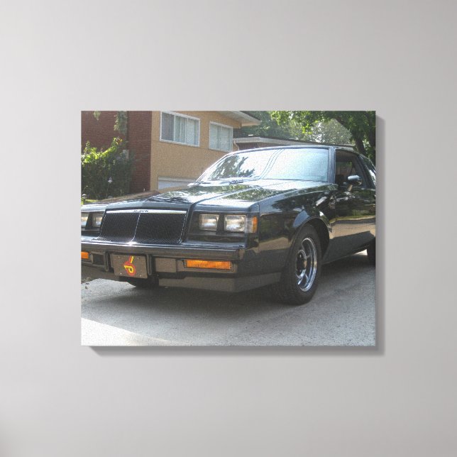 Toile 1986 Buick Grand National Print (Recto)