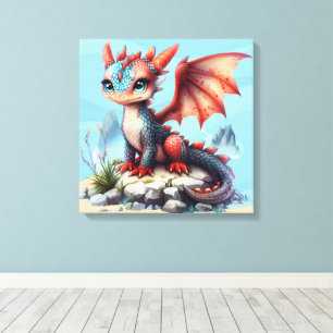 Toile #1 Grand Dragon Œil