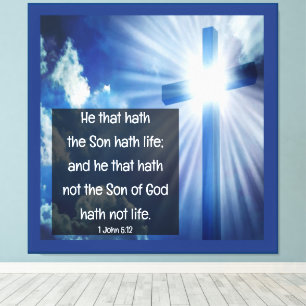 Toile 1 Jean 5:12