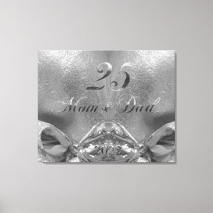 Toile 2022 Mariage d'argent 25e Anniversaire Parents
