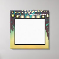 20"x20" Signature Canvas Plage Coucher de soleil P