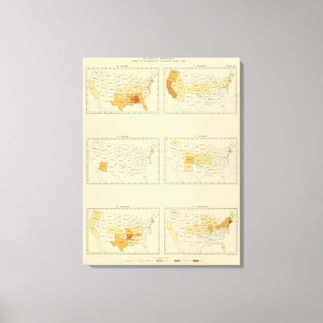 Toile 23 Migration inter-États 1890 ALCT (Recto)