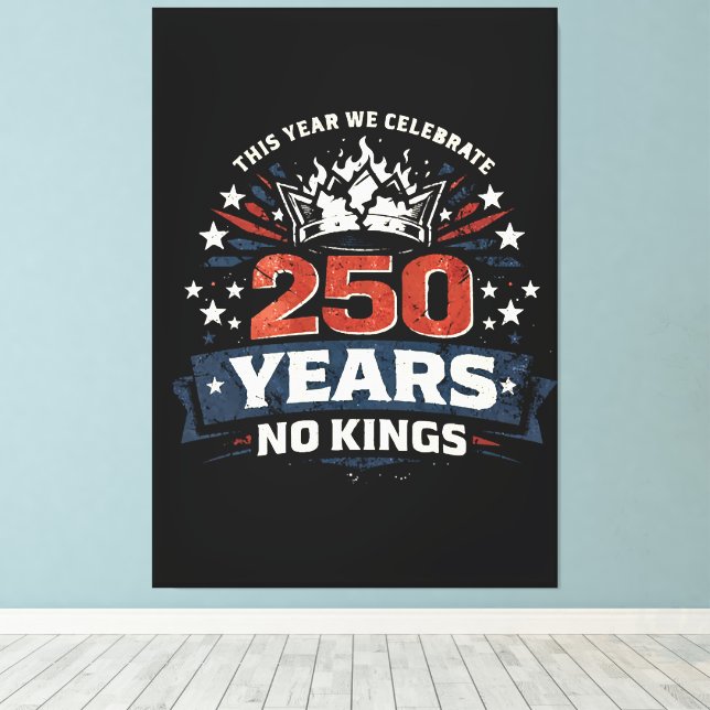 Toile 250 Ans Pas De Rois Patriotique (Insitu (Plancher de Bois))