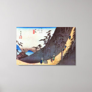 Toile 26. 日 坂 宿, 重 Nissaka-juku, Hiroshige, Ukiyo-e, 広